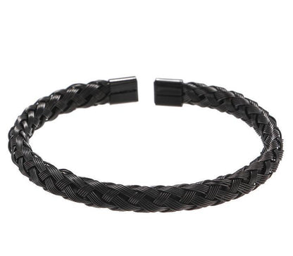 Letter Woven Square Stainless Steel Bracelet Bracelet 1622796300105