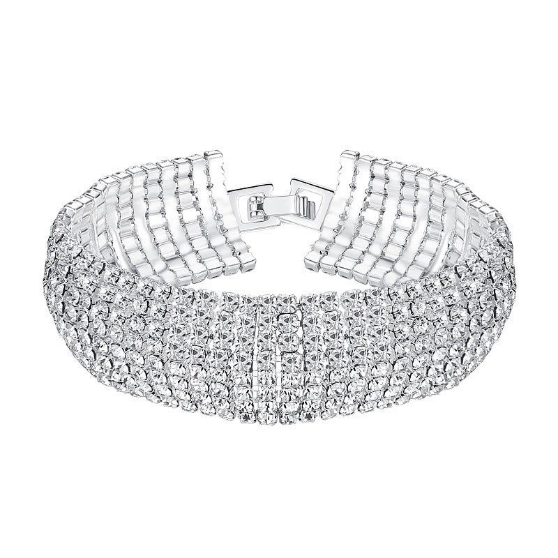Bridal Accessories Fashion Rhinestone Bracelet 1622875006658