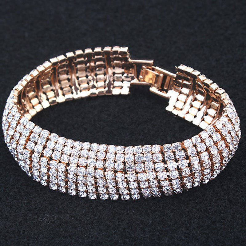 Bridal Accessories Fashion Rhinestone Bracelet 1622875006662