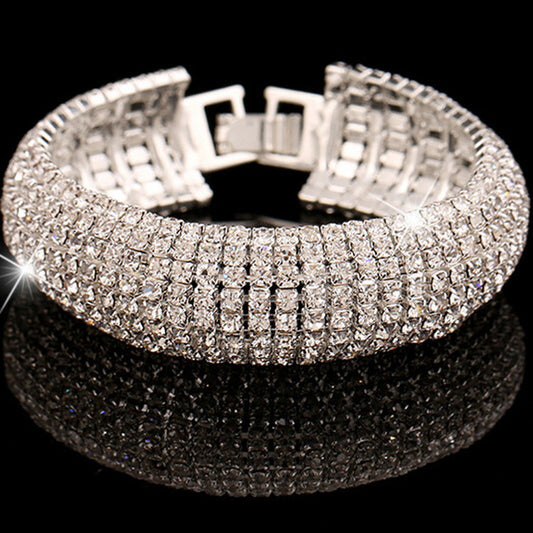 Bridal Accessories Fashion Rhinestone Bracelet 1622875006665