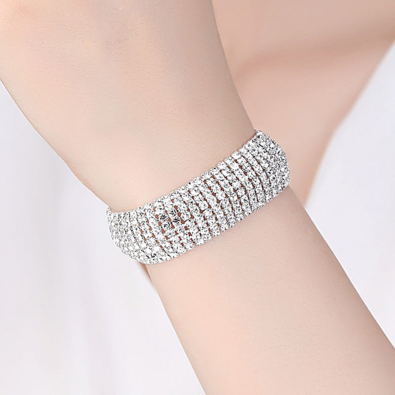 Bridal Accessories Fashion Rhinestone Bracelet 1622875006673