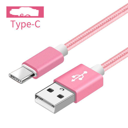 Compatible WithApple , Data Cable Nylon Braided V8 Charging Cable - 图片 13