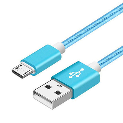 Compatible WithApple , Data Cable Nylon Braided V8 Charging Cable - 图片 5