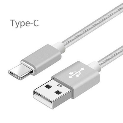 Compatible WithApple , Data Cable Nylon Braided V8 Charging Cable - 图片 19
