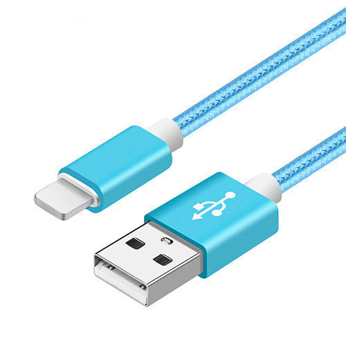 Compatible WithApple , Data Cable Nylon Braided V8 Charging Cable - 图片 6