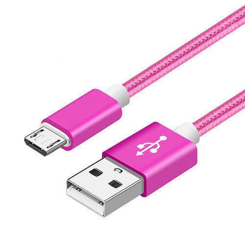 Compatible WithApple , Data Cable Nylon Braided V8 Charging Cable - 图片 14