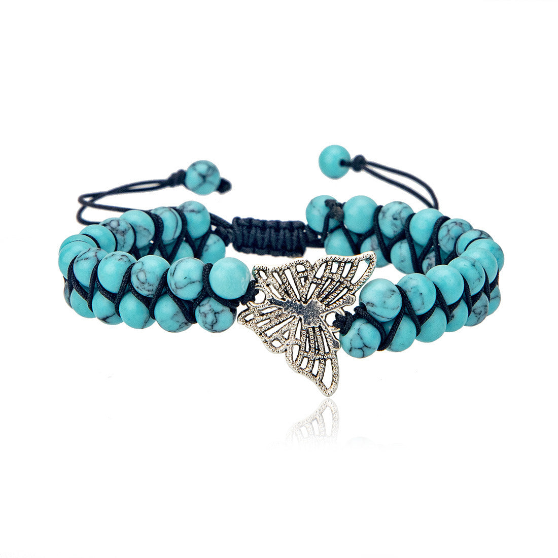 Original 6MM Double Row Natural Stone Tree Of Life Spiritual Energy Yoga Bracelet Handmade Beaded Meditation Bracelet 1622888