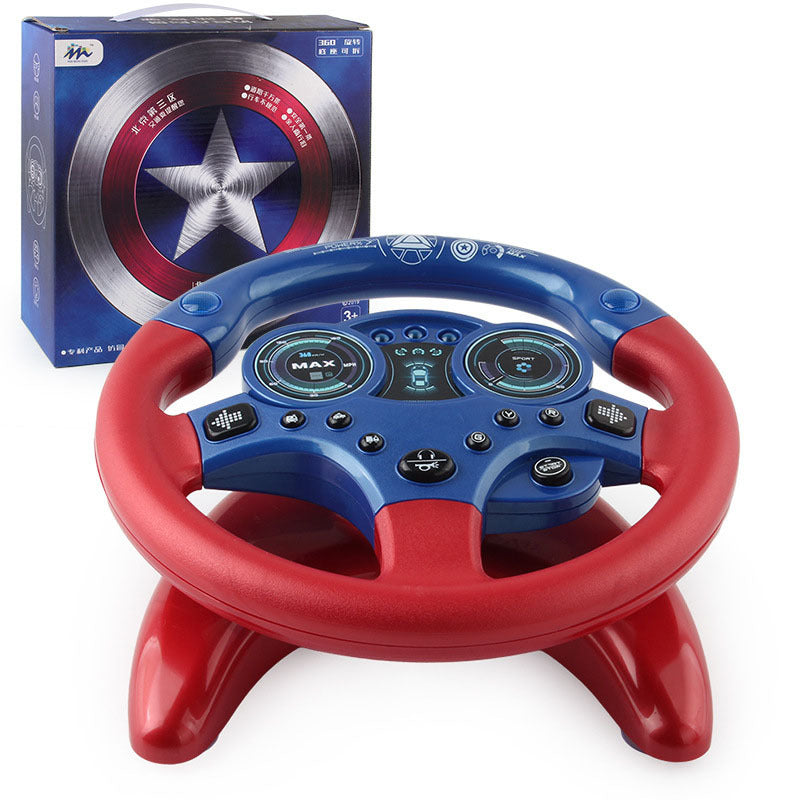Co-pilot simulation steering wheel puzzle simulation toy 1622896901204