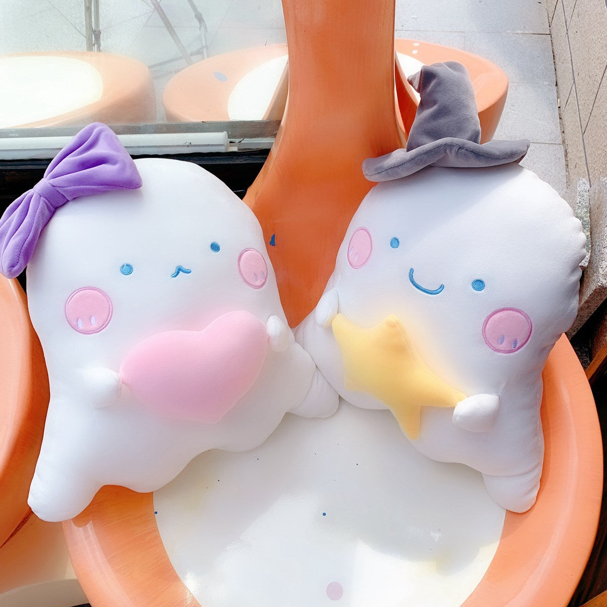 Creative Plush Toy Ghost Keychain Pendant 1622948825721