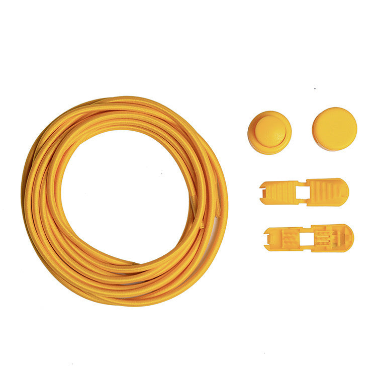 Pure Color Series Lazy Shoelaces Elastic Elastic Rope Laces 3mm Elastic Rope Sports Shoes Free Laces 1622967041537