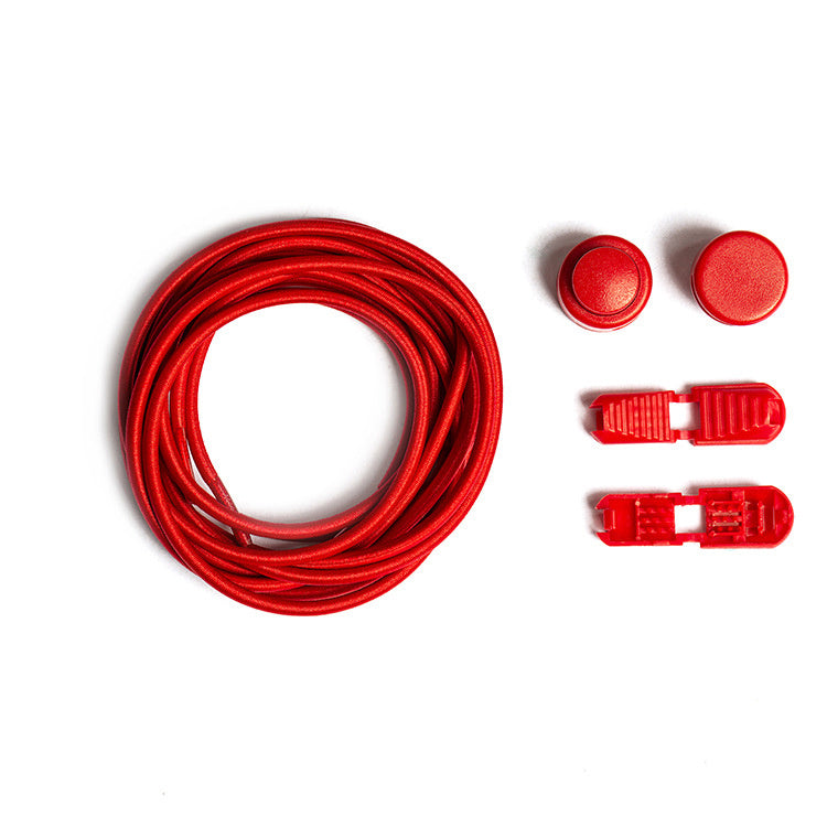 Pure Color Series Lazy Shoelaces Elastic Elastic Rope Laces 3mm Elastic Rope Sports Shoes Free Laces 1622967041544