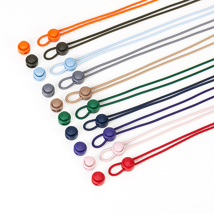 Pure Color Series Lazy Shoelaces Elastic Elastic Rope Laces 3mm Elastic Rope Sports Shoes Free Laces 1622976250879