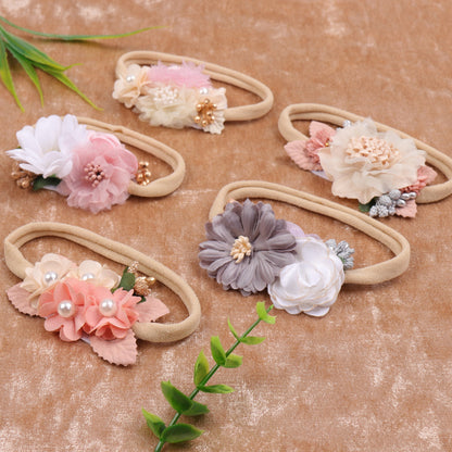 Children's Baby Head Flower Headdress 1623031048668