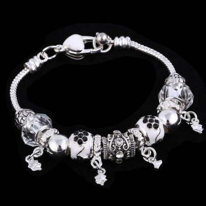 Alloy Four-leaf Clover Pendant Bracelet 1623065944434