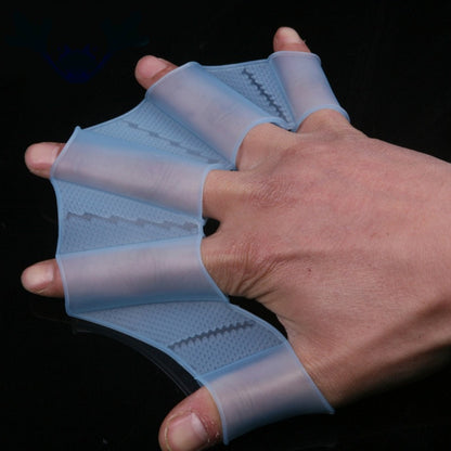Half-finger Short Auxiliary Suit Fins, Hand Webs, Adult Half-palm Assisted Swimming 1623135159250