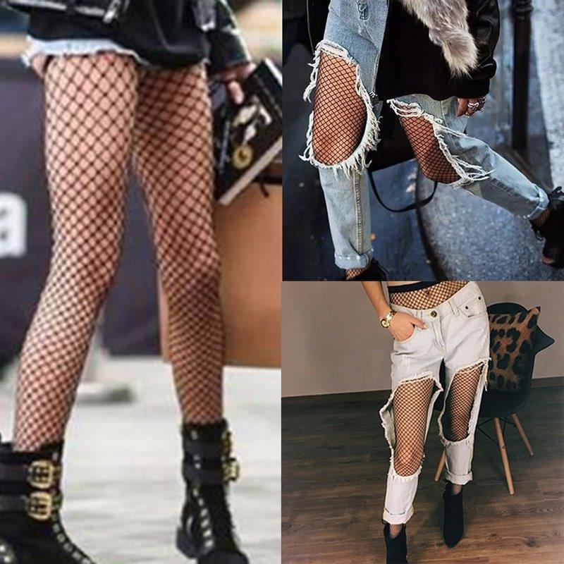 Hollow Out Pantyhose Women Stockings Club Party Hosiery Mesh 1623221963307