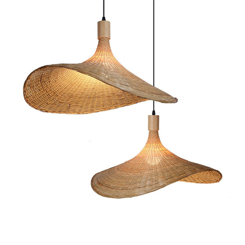 Bamboo Chandelier New Japanese Style Lamps 1623228515841