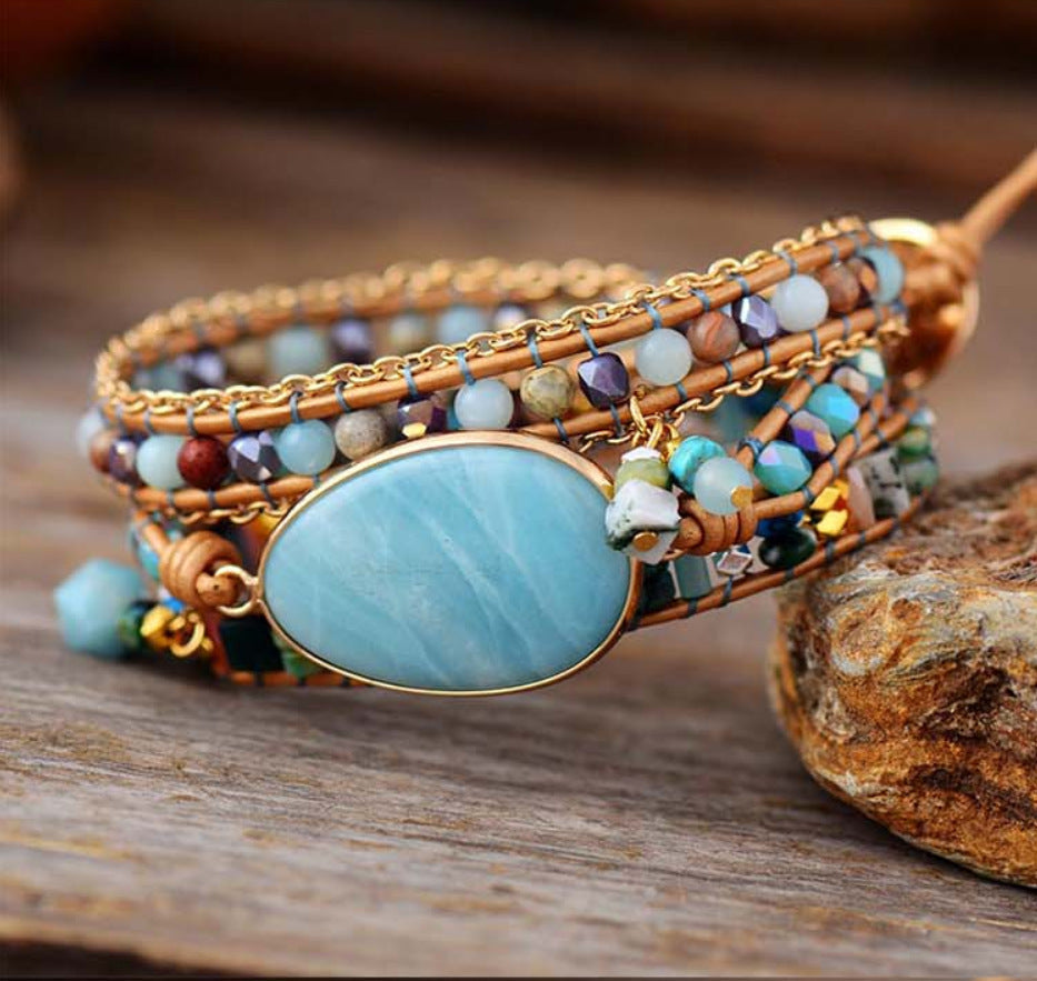 Natural Tianhe Stone Hand Woven Leather Bracelet 1623237284688 f93cf897 31d4 4805 ad49 0b5b30da7ea8