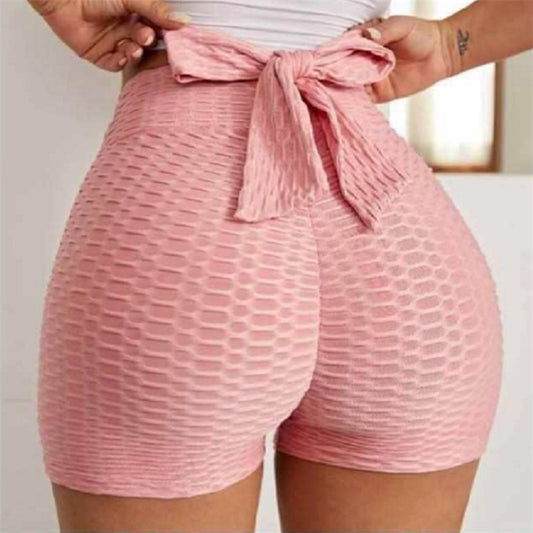 Jacquard Yoga Bubble Pants Women's Sports Shorts 1623242294874