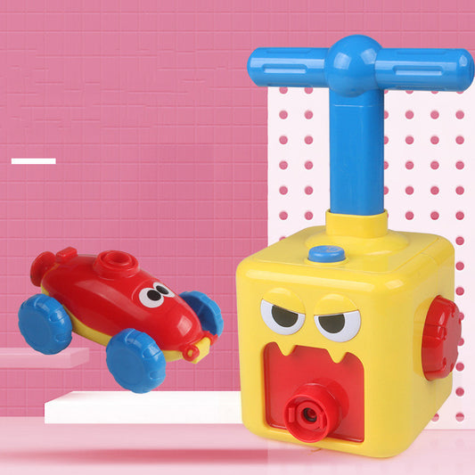 Power Balloon Launch Tower Toy Puzzle  Education Inertia Air Power Balloon Car Science Experimen Toy For Children Gift 162327