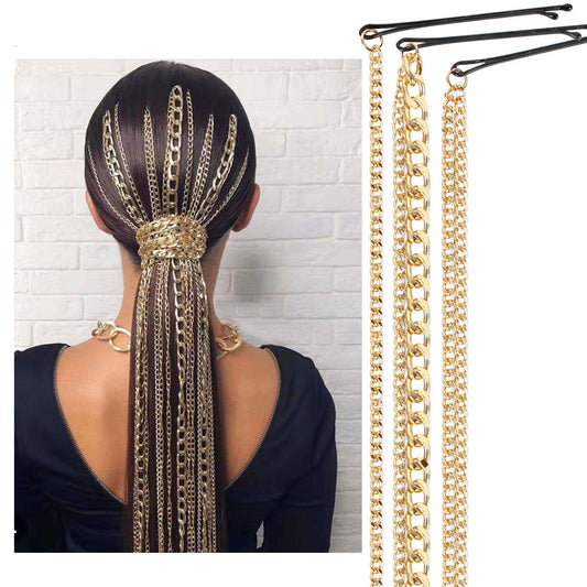 Women's Hair Chain Wave Fashion Headdress Hair Accessories Women 1623295479398