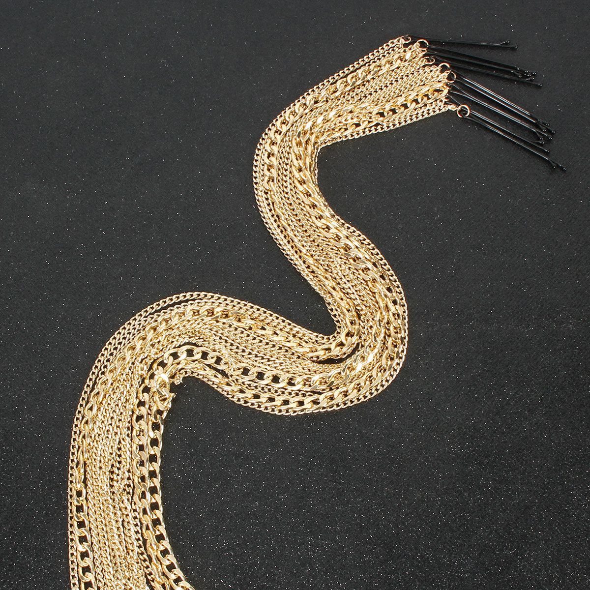 Women's Hair Chain Wave Fashion Headdress Hair Accessories Women 1623295479400