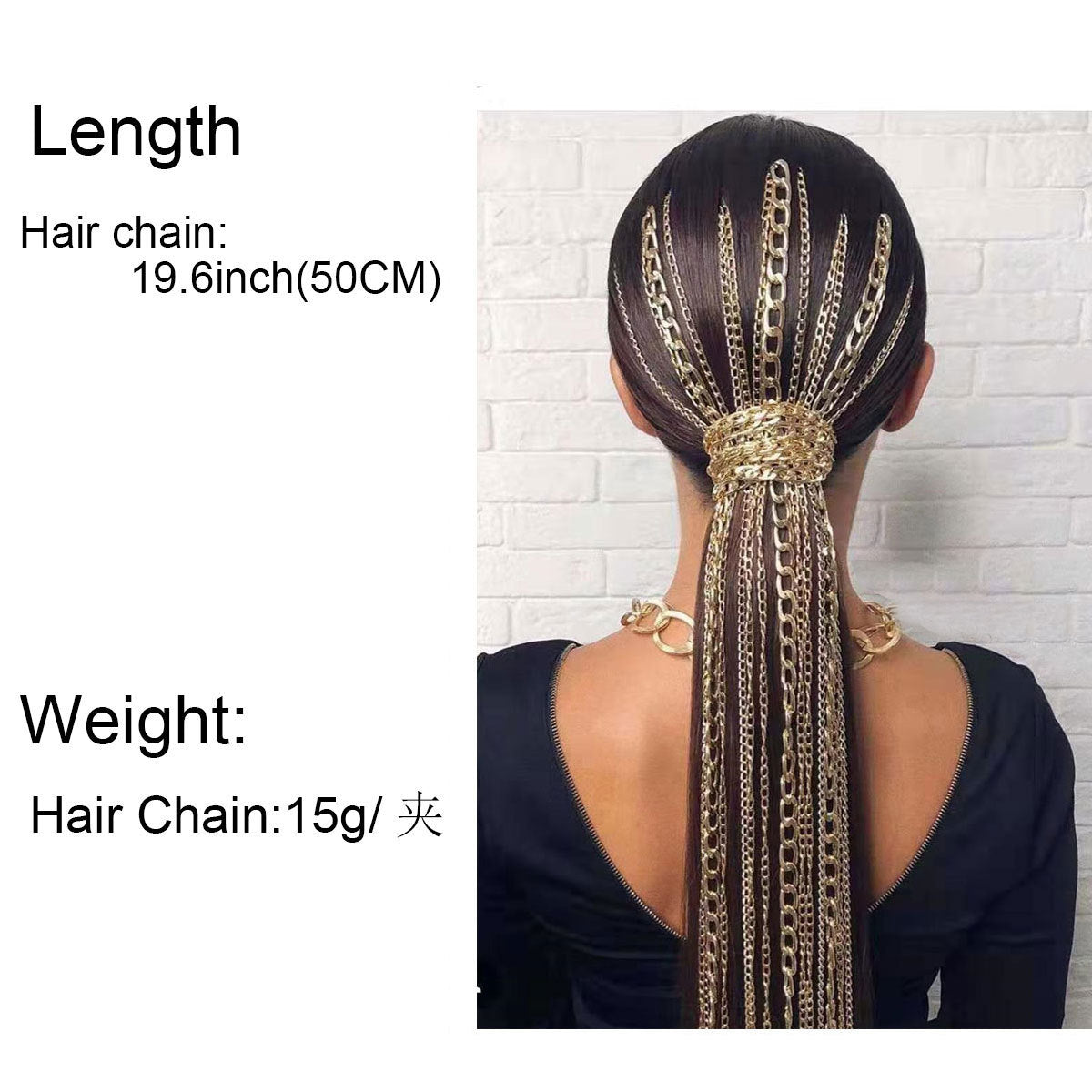 Women's Hair Chain Wave Fashion Headdress Hair Accessories Women 1623295479401
