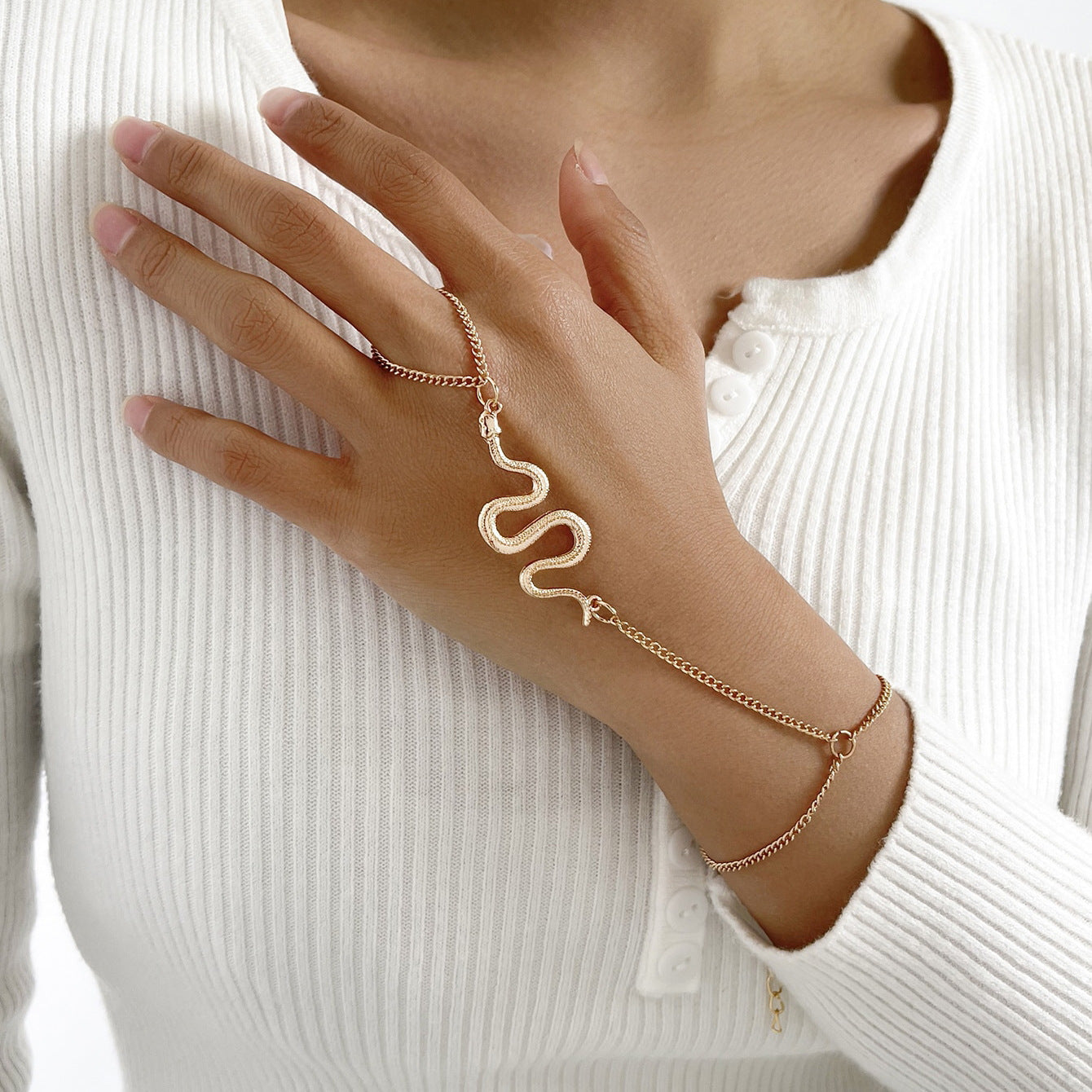 Personalized Creative Snake-Shaped Bracelet 1623380074161