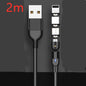 Magnetic Data Cable 540 Degree 180 Degree Rotating Charging Cable Blind Suction Three-in-one Bent Magnetic Cable - 图片 12