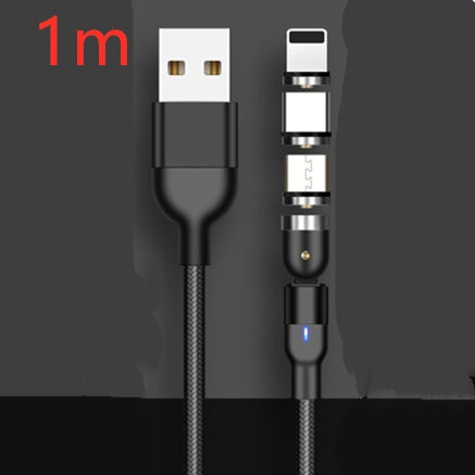Magnetic Data Cable 540 Degree 180 Degree Rotating Charging Cable Blind Suction Three-in-one Bent Magnetic Cable - 图片 11