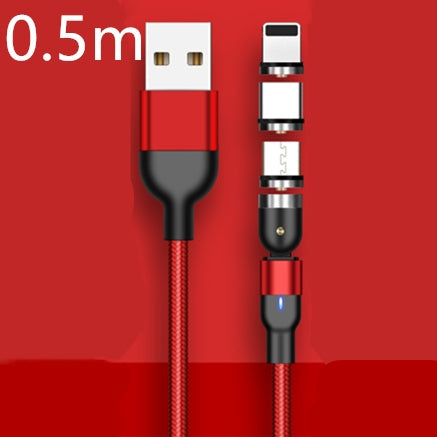 Magnetic Data Cable 540 Degree 180 Degree Rotating Charging Cable Blind Suction Three-in-one Bent Magnetic Cable - 图片 16