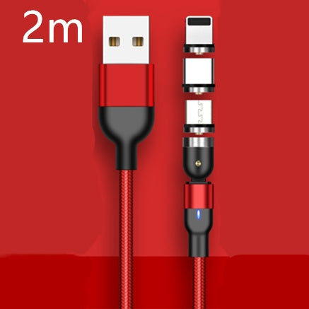 Magnetic Data Cable 540 Degree 180 Degree Rotating Charging Cable Blind Suction Three-in-one Bent Magnetic Cable - 图片 18