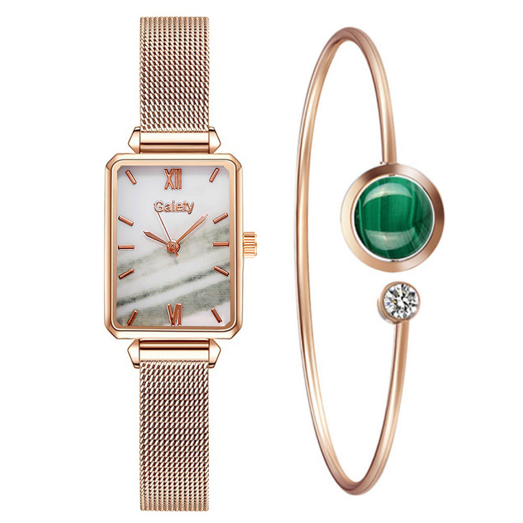 Women's Alloy Mesh Belt All-Match Quartz Watch 1623396648029