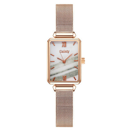 Women's Alloy Mesh Belt All-Match Quartz Watch 1623396655392