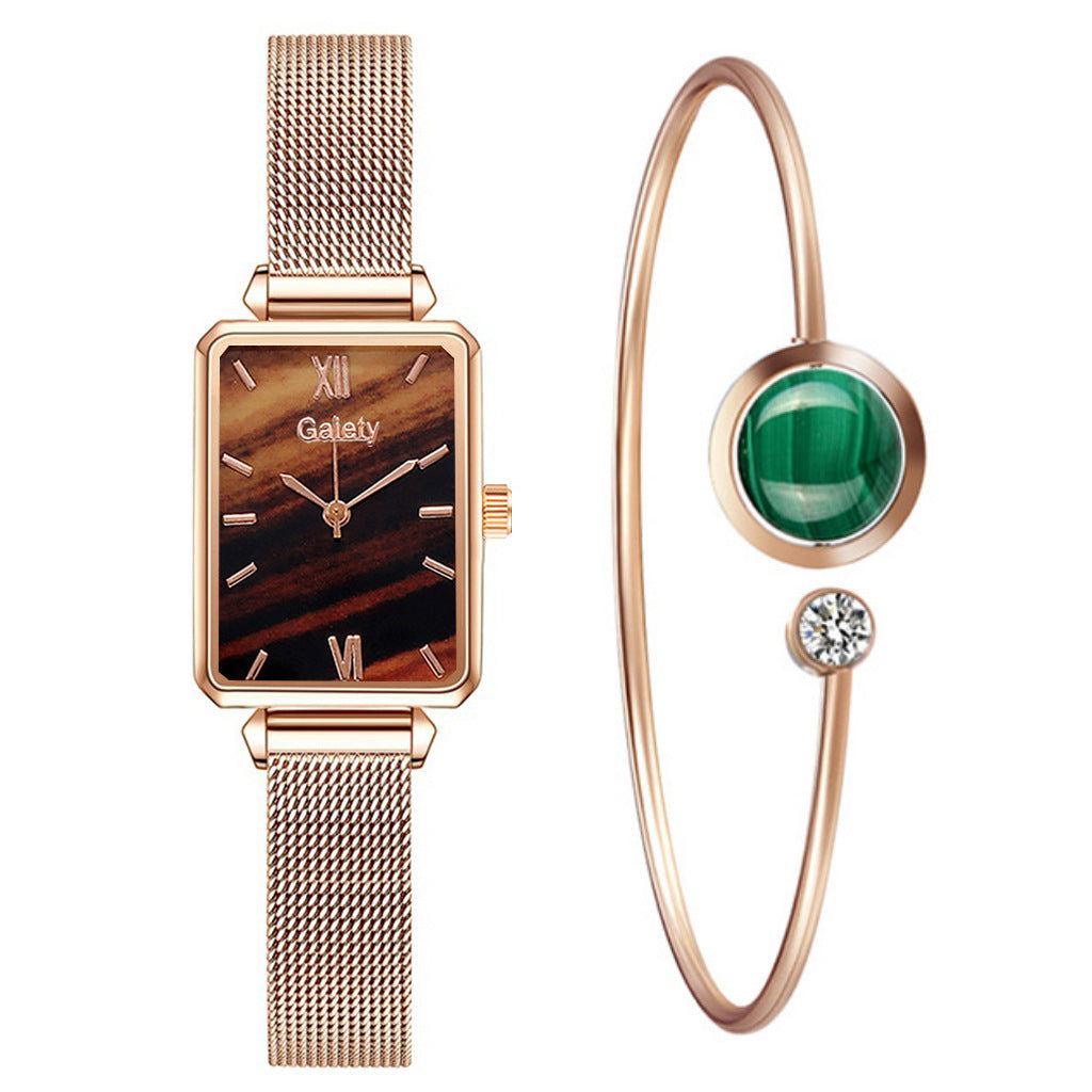 Women's Alloy Mesh Belt All-Match Quartz Watch 1623396655397