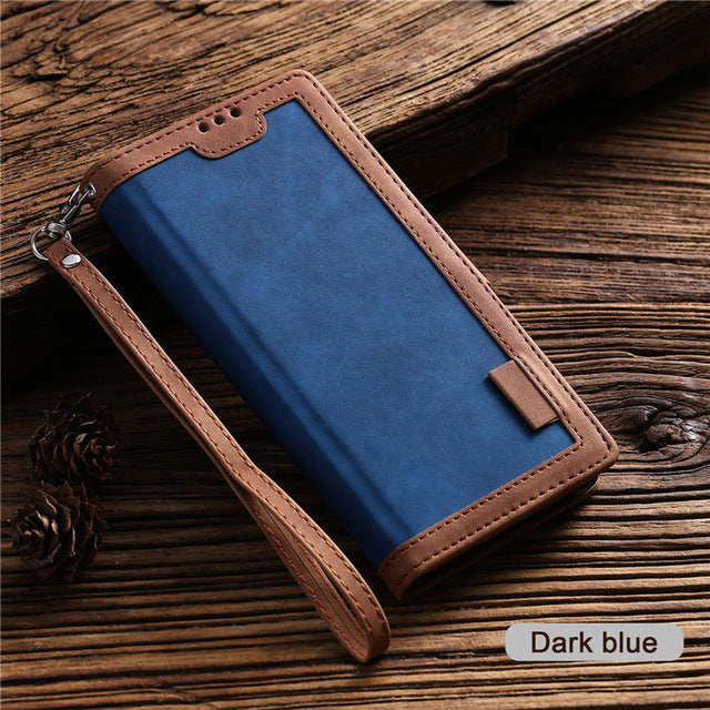 Leather Case For Samsung Galaxy S20FE A52 A72 A51 A71 A02S A42 A32 A01 A12 A21 A31 A41 A50 A70 A20 E A10 S A40 Flip Wallet Co