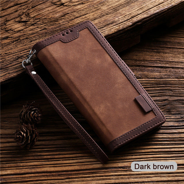 Leather Case For Samsung Galaxy S20FE A52 A72 A51 A71 A02S A42 A32 A01 A12 A21 A31 A41 A50 A70 A20 E A10 S A40 Flip Wallet Co