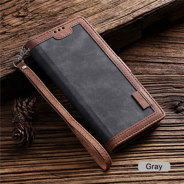 Leather Case For Samsung Galaxy S20FE A52 A72 A51 A71 A02S A42 A32 A01 A12 A21 A31 A41 A50 A70 A20 E A10 S A40 Flip Wallet Co