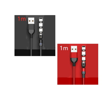 Magnetic Data Cable 540 Degree 180 Degree Rotating Charging Cable Blind Suction Three-in-one Bent Magnetic Cable - 图片 19