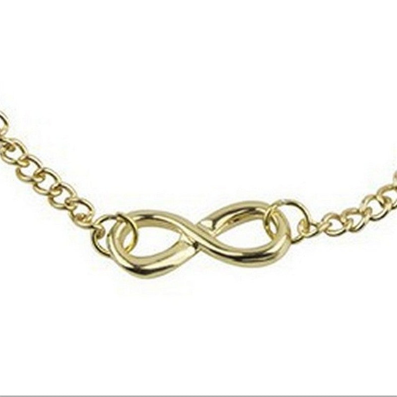 European And American New 8-shaped Buckle Alloy Metal Bracelet 1623475660532