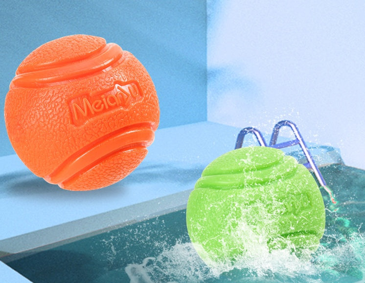 Pet Dog Bouncy Ball, Bite-resistant Solid Ball, Rubber Bite 1623548345780