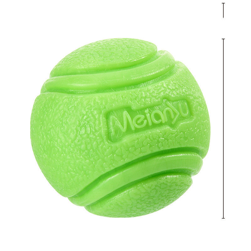 Pet Dog Bouncy Ball, Bite-resistant Solid Ball, Rubber Bite 1623548345782