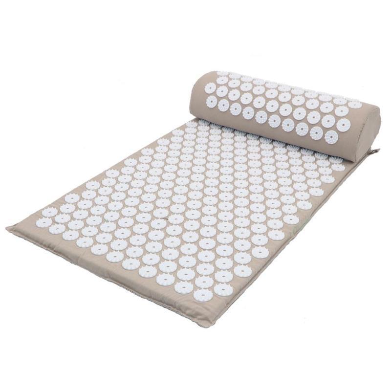 Round Buckle 27 NeedlesAcupuncture Mat, Yoga Mat, Massage Mat 3-Piece Set 1623549507401