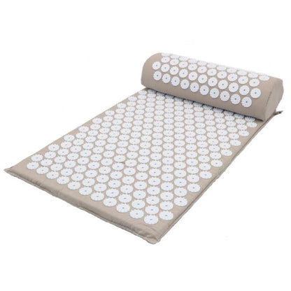 Round Buckle 27 NeedlesAcupuncture Mat, Yoga Mat, Massage Mat 3-Piece Set 1623549507401