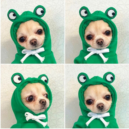 Cute Fruit Dog Clothes For Small Dogs Hoodies Winter Warm Fleece Pet Clothing Puppy Cat Costume Coat For French Chihuahua Out