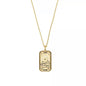 Tarot Power La Luna Gold Necklace 1623565083149