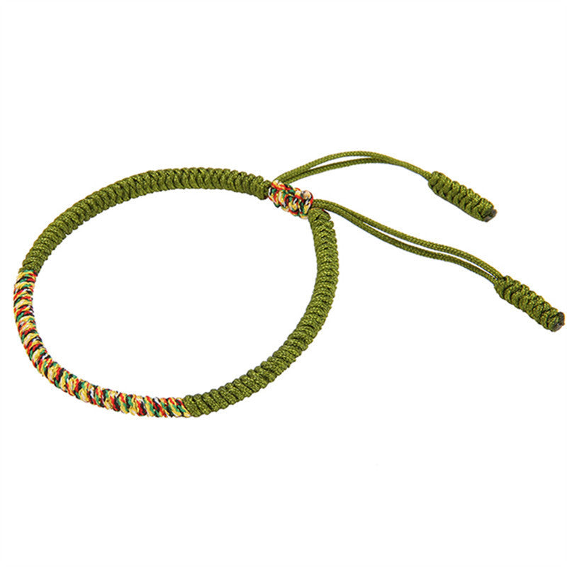 Creative Braided Bracelet Handmade Diamond Knot Bracelet Multicolored Big Red Hand Rope 1623568919488