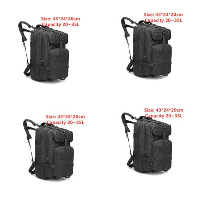 Sports outdoor mountaineering travel double shoulder knapsack camping army camouflage pack tactical backpack 45L large 3P Bac