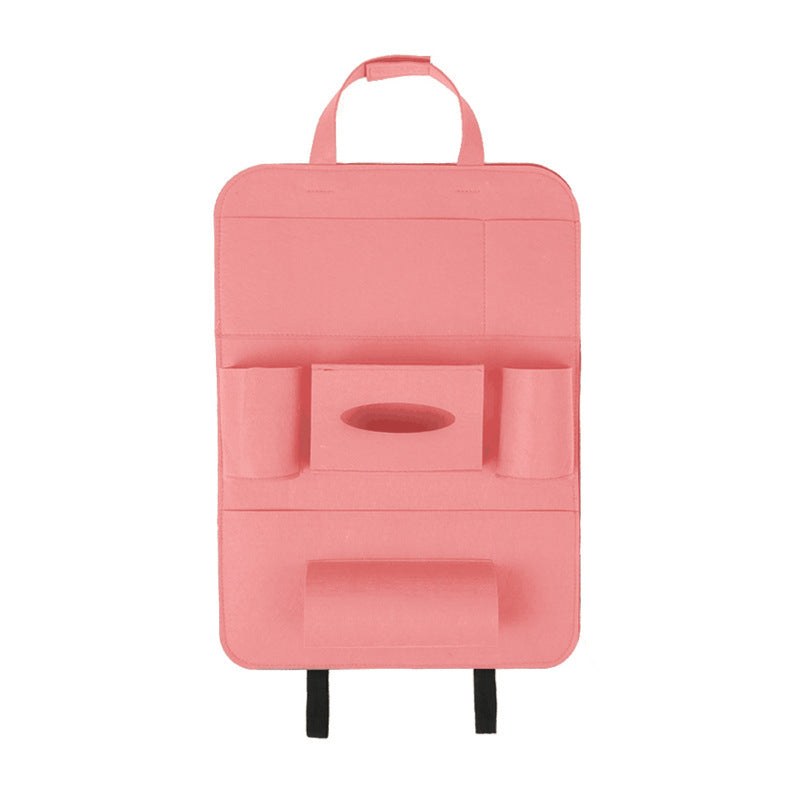 Auto Car Backseat Organizer Car-Styling Holder Multi-Pocket Seat Wool Felt Storage Multifunction Vehicle Accessories Bag 1623