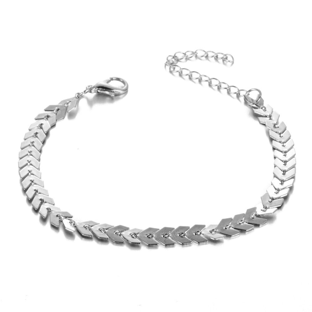 Punk Metal Chain Summer Beach Anklet Women 1623635356966